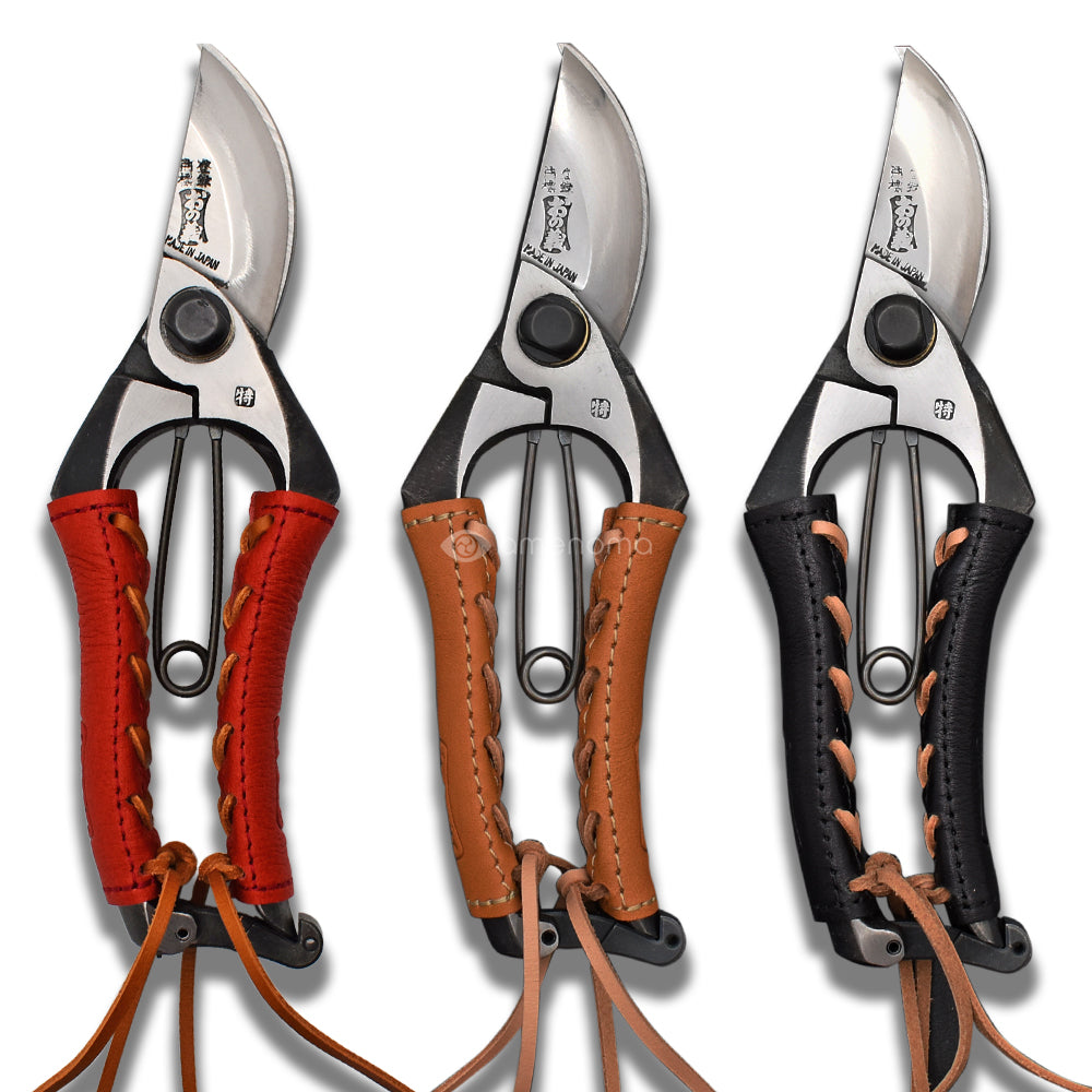 おの義　Ａ型剪定鋏　7inch　leather wrap　series