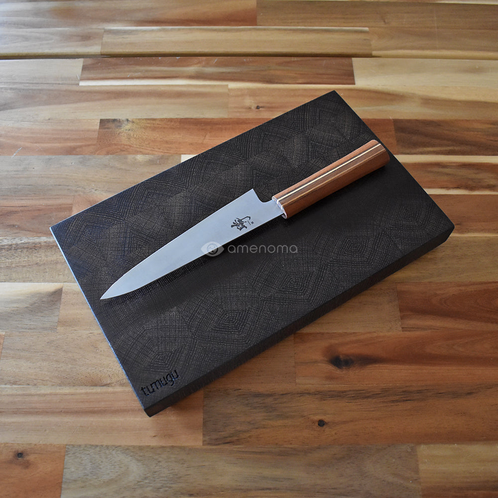 tumugu endgrain cutting board スモークドオーク S