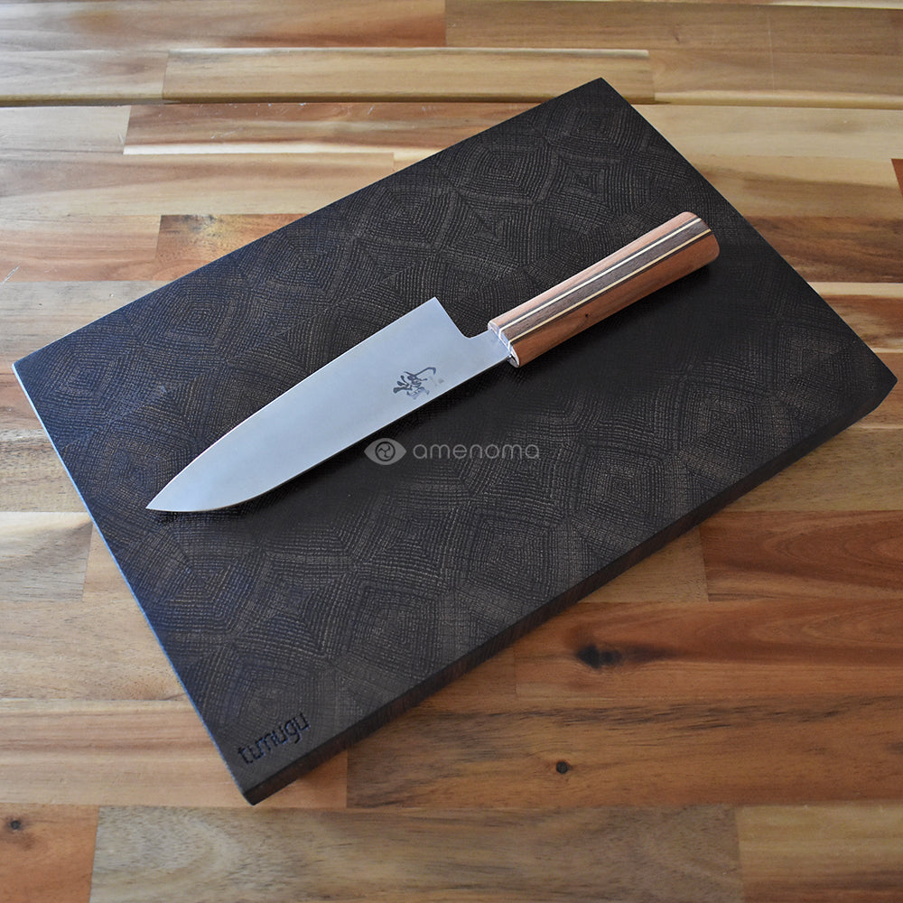 tumugu endgrain cutting board スモークドオーク M