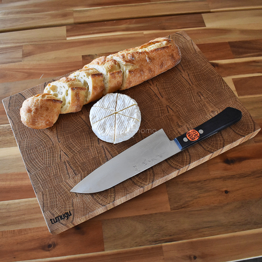 tumugu endgrain cutting board ホワイトオーク M