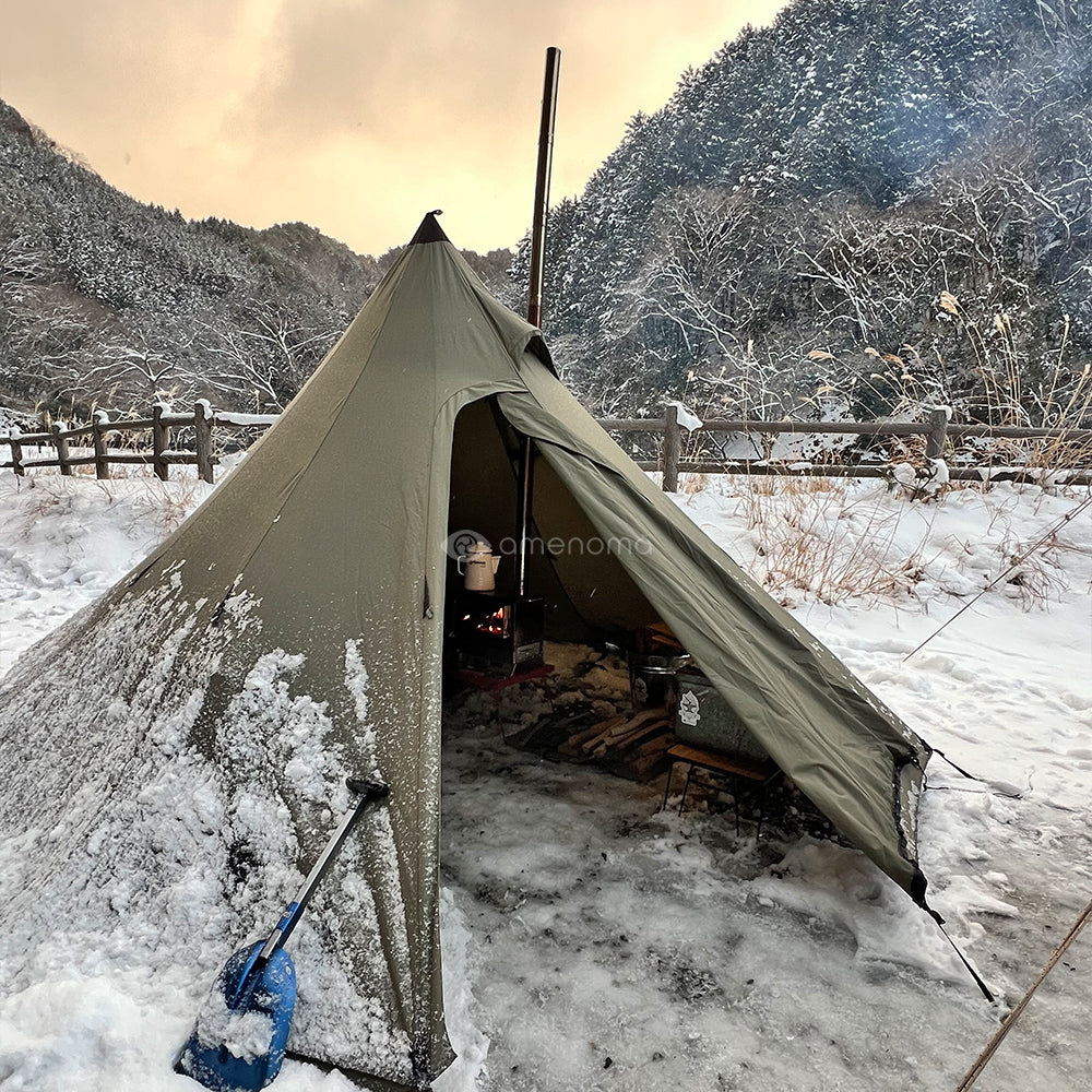 amenoma　Bushcraft nata 180　最高なシーンに