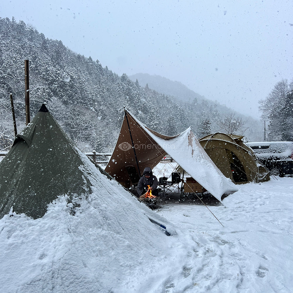 amenoma　Bushcraft nata 180　最高なシーンに