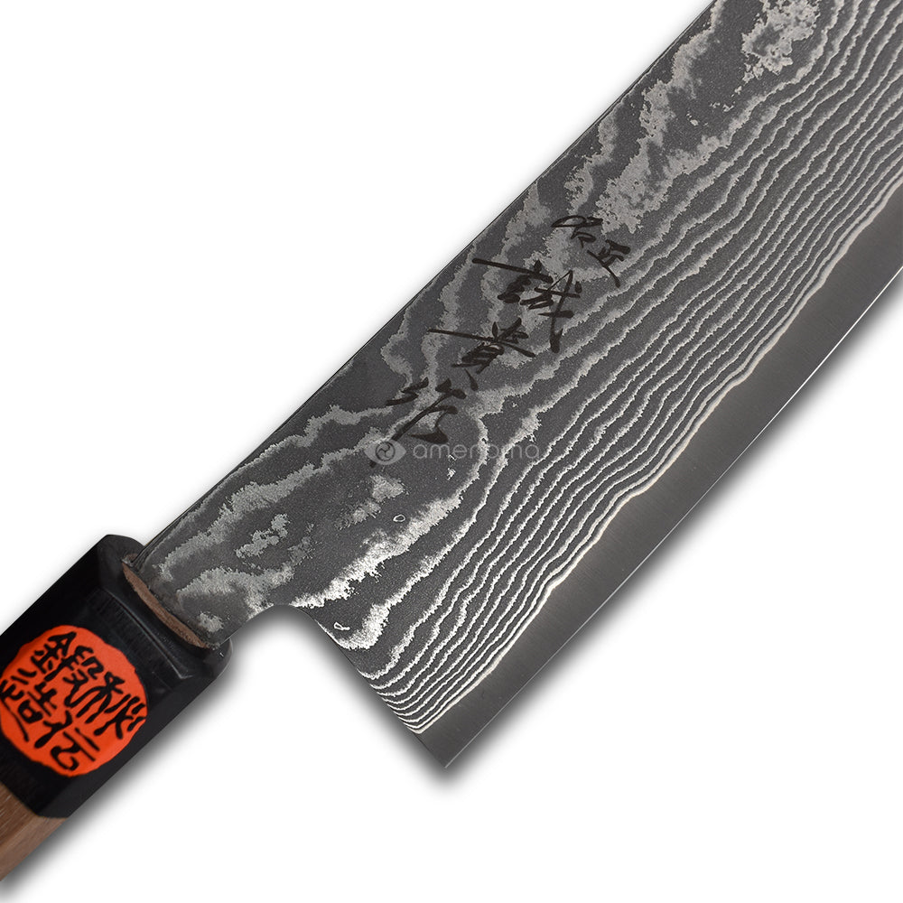 黒水牛角 ペティ4寸 黒檀八角柄 ペティ150 手作り 包丁柄 黒水牛角 ペティ4寸 黒檀八角柄 ペティ150 手作り 包丁柄