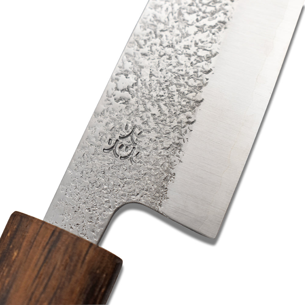 amenoma Kaji knife Petty 150 IBUSHI 本革ケース付