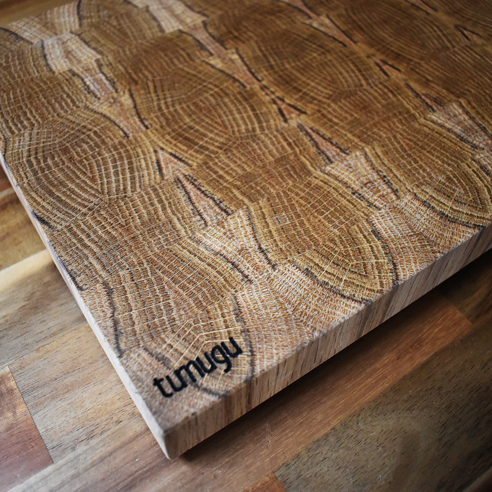 tumugu endgrain cutting board ホワイトオーク S