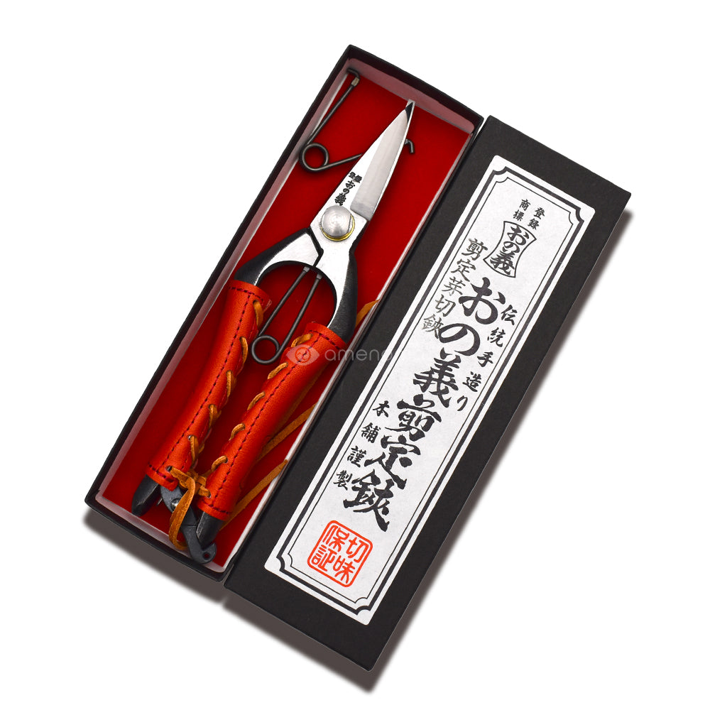 剪定芽切鋏 7inch leather wrap RED(本体・パーツ類 剪定芽切鋏 7inch leather wrap RED(本体・パーツ類