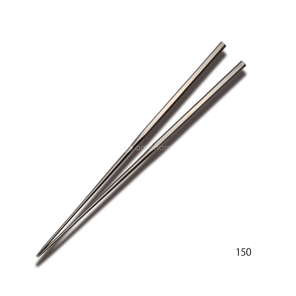 盛箸 本焼ステンレス六角盛箸（150.180mm）金口製作所