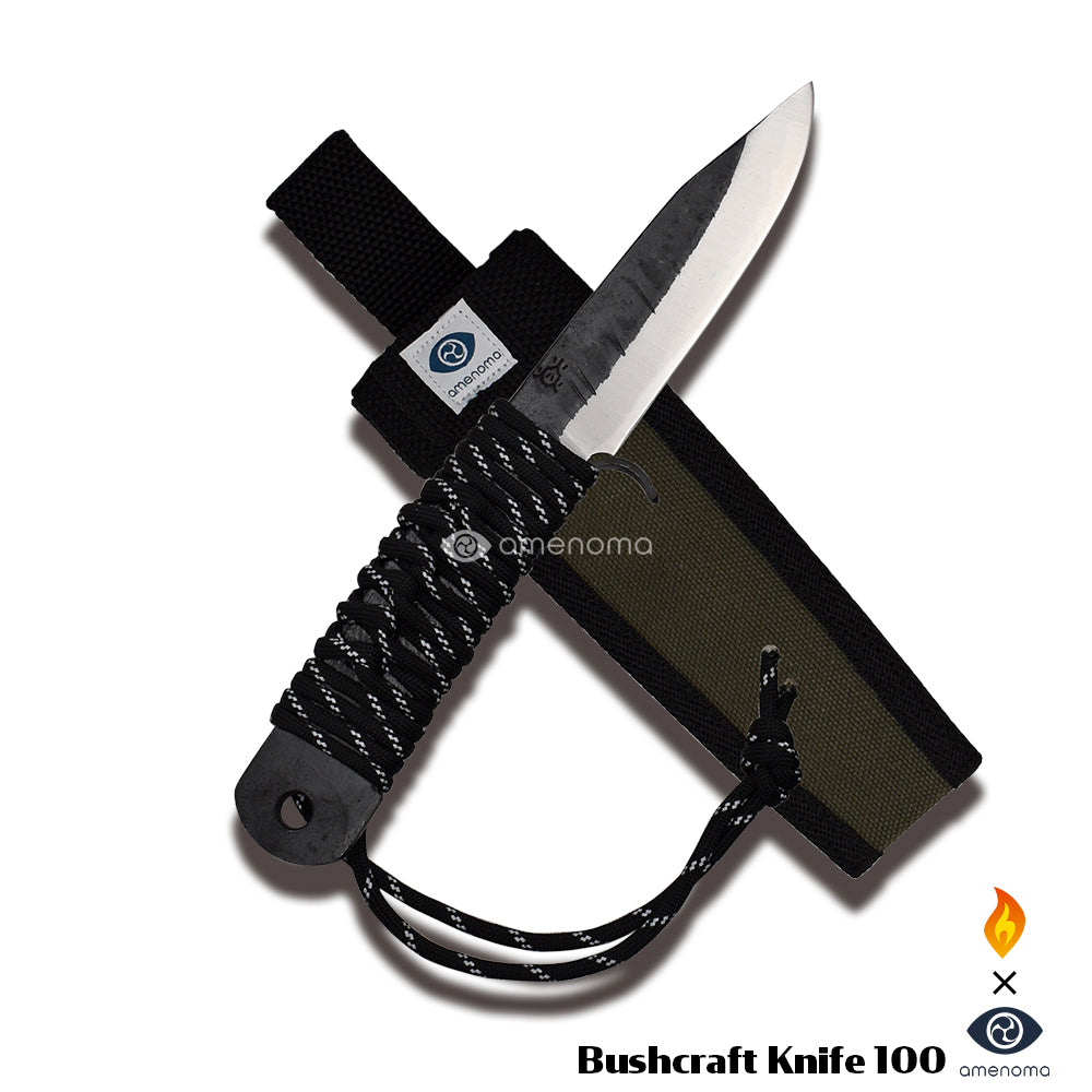 amenoma Bushcraft knife 100 フルタング ブッシュクラフト バトニング – amenomaオンラインショップ