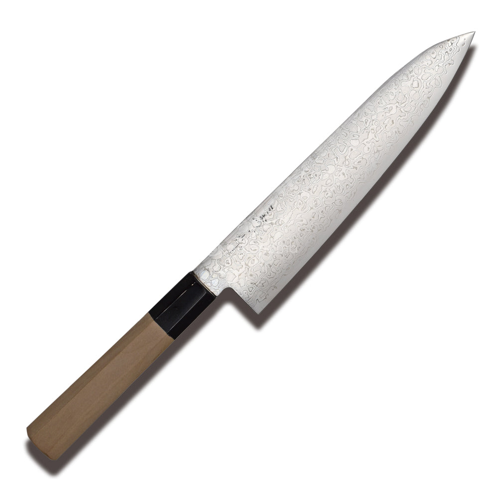 重房 鍛地 牛刀210mm 水牛桂柄 未使用 重房 鍛地 牛刀210mm 水牛桂柄 未使用