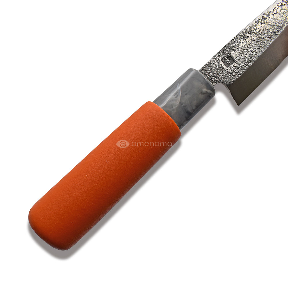 義近 本焼 薄刃包丁 210mm 片刃右