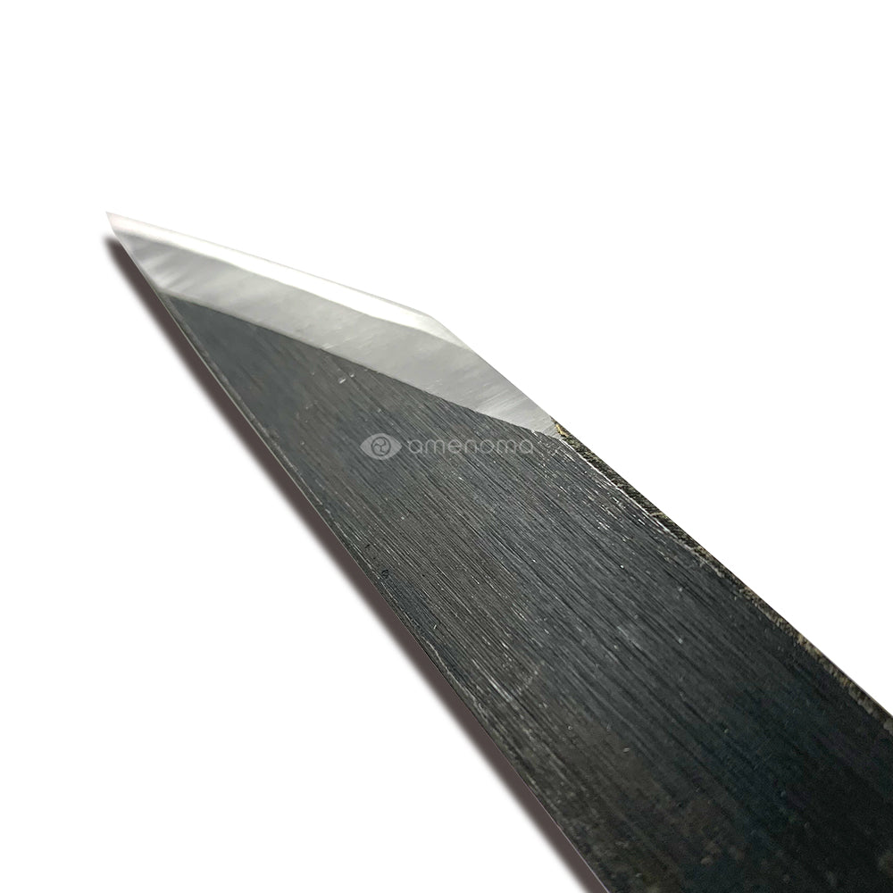 昭三作 手造り横手小刀 黒打 サヤ入 120mm – amenoma
